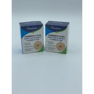 BlooSkim Skin Tag & Mole Corrector Exp 5/25, NEW Sealed 2 Pack